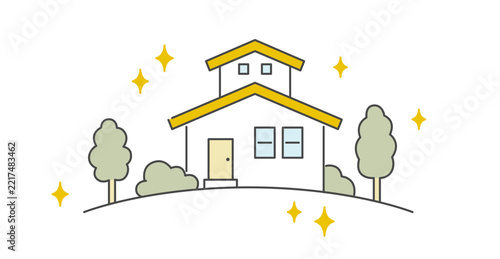 戸建てのイラスト