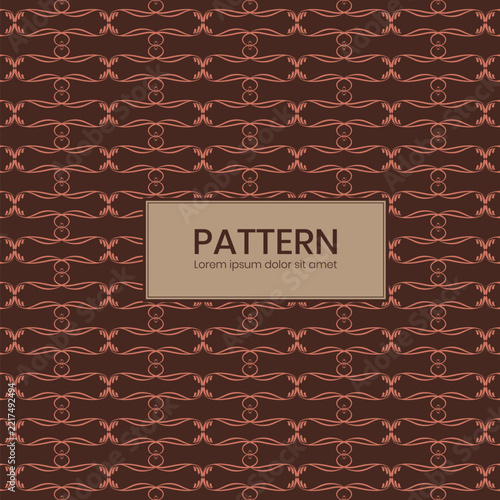 Brown batik pattern with modern design 