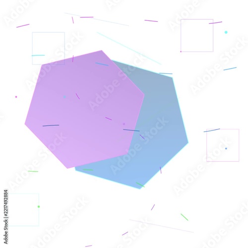 Abstract AI Data Flow Motion Graphic Background Animation Loop Featuring Geometric Tech Elements for Innovation.