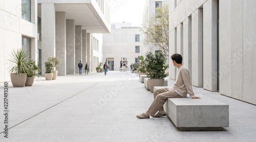 Urban Lifestyle Moment - Casual Aesthetic City Exploration