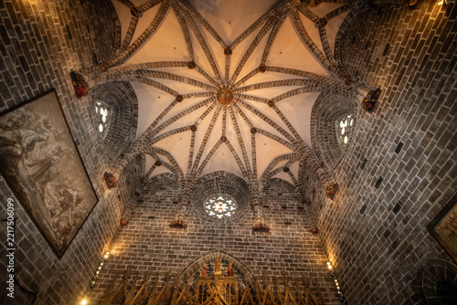 Holy Chalice Chapel inside Valencia Cathedral in Spain