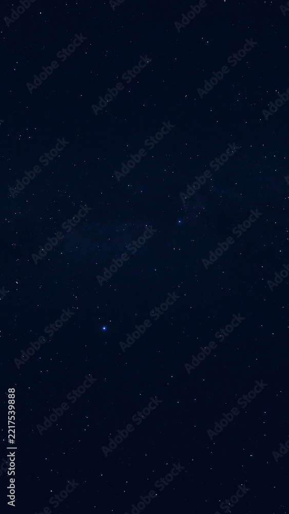 Fototapeta premium Summertime Milky Way stars and constellations.