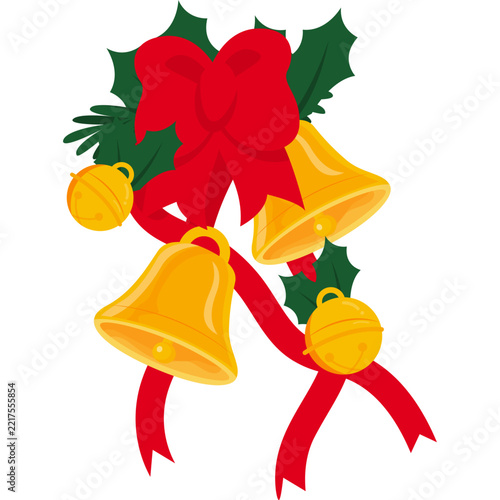 Christmas Jingle bell decoration Illustration