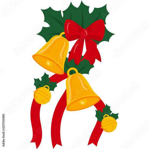 Christmas Jingle bell decoration Illustration