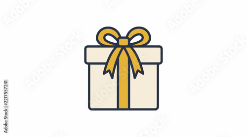 Christmas tree flat icon