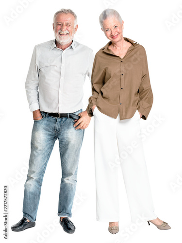 Senior couple png sticker, transparent background