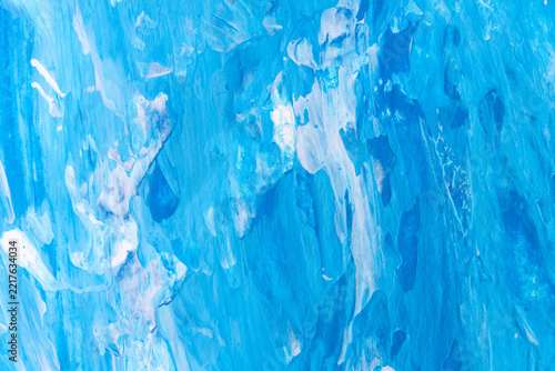 Bright blue painted texture for technology and business graphics