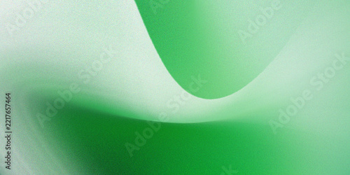 Abstract Smooth Green Wave Lines Background for Tech and Business Design