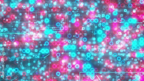 Abstract technology background. Computer generated 3d render