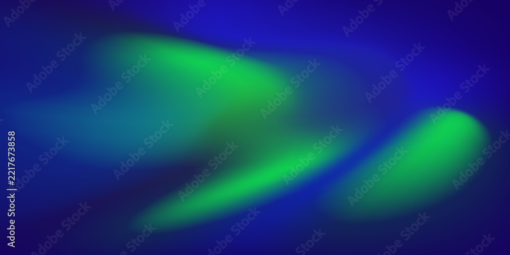 Naklejka premium Abstract gradient background with soft flowing shapes in vibrant green and blue hues creating a digital art effect