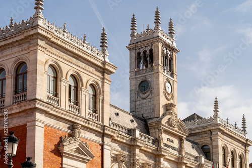 Casa consistorial building in burgos, spain showcasing architecture