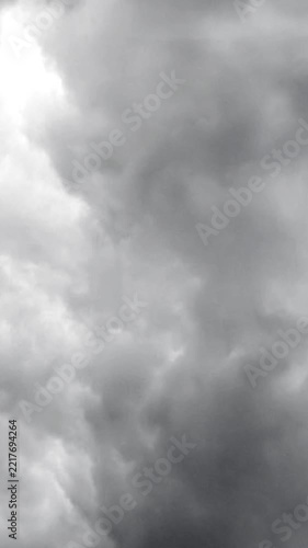 Dramatic Storm Clouds and Layered Cumulonimbus Formations