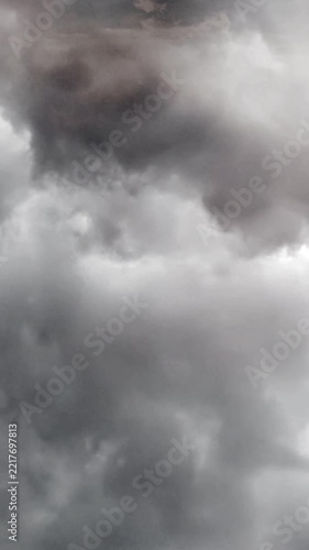 thunderstroms White Cumulus Clouds Floating Across a Blue Sky