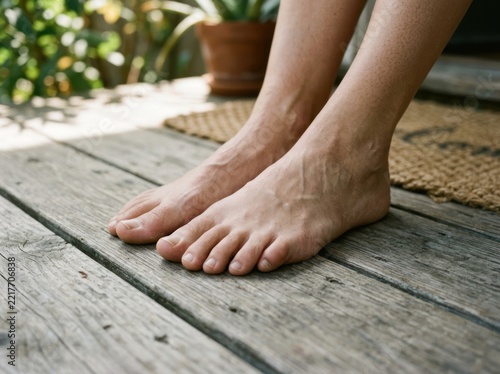 feet on the beach