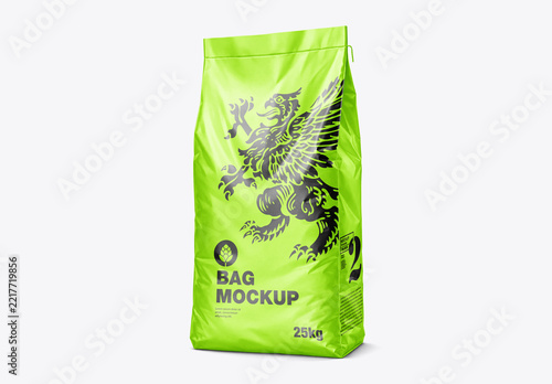 25kg Bulk Sack Mockup