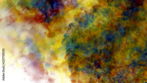 Abstract vibrant colorful powder explosion watercolor vector background with smoky paint splash for creative poster cover, art exhibition backdrop, and festive banner design