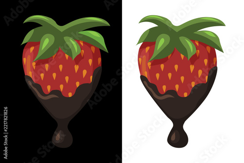chocolate‑covered strawberries