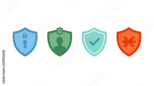 ModernSecurityTrustBadgesCollectionIllustrations.
