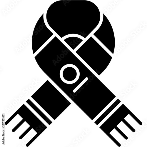 Scarf icon vector illustration