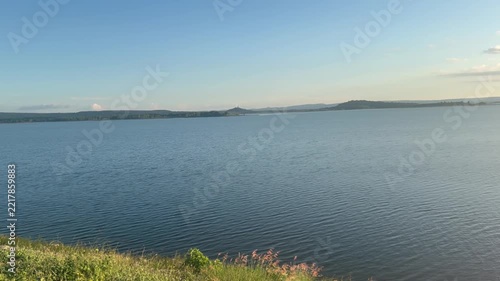 lake, water, landscape, sky, reflection, cloud, blue, ocean, view