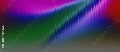 Abstract fluted glass background blending green blue olive purple, orange, and gray tones, with elegant vertical grooves and a sleek futuristic digital aesthetic.