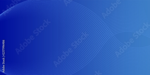 Blue abstract technology background with flowing cyan dotted waves. Vector illustration