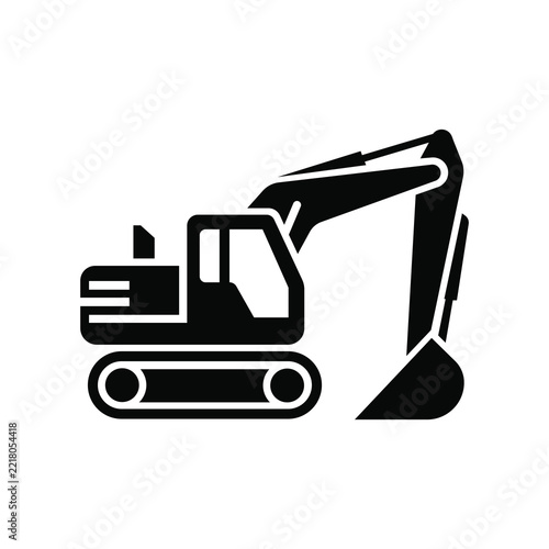 excavator icon design