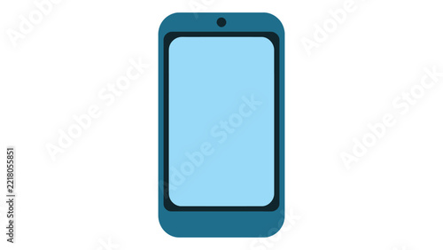 Minimalist Vector Smartphone Outline