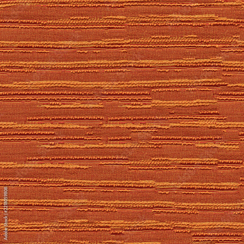 Close-up orange woven fabric texture with subtle cloth texture, shown as a flat square background.
