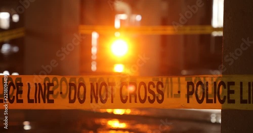 Indian Police Line Yellow Tape Barrier