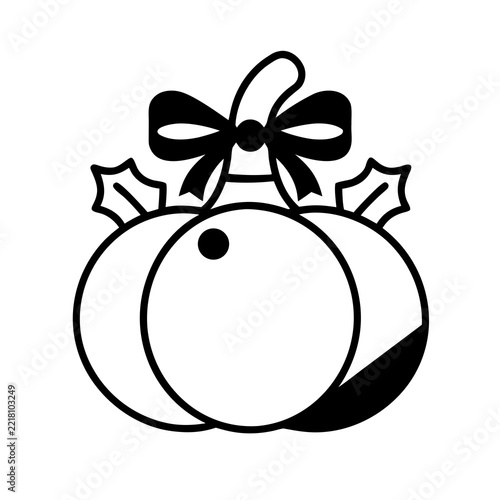 coloring page line art christmas pumpkin icon set black vector