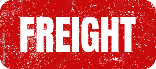 Rubber Stamp Design for Freight Transportation and Shipping