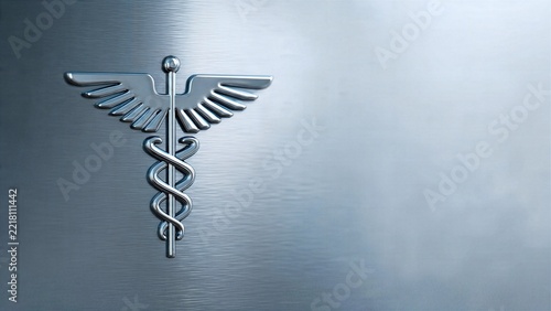 Healthcare Safety Shield Symbol with Medical Protection with Copy Space with Square Minimal Layout