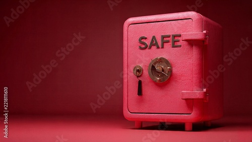Lock Security Symbol for Protection and Privacy - Include Copy Space