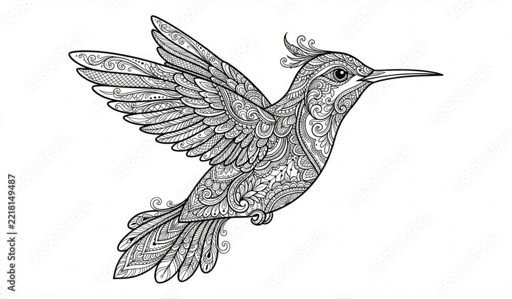Fototapeta premium hand drawn illustration of an eagle