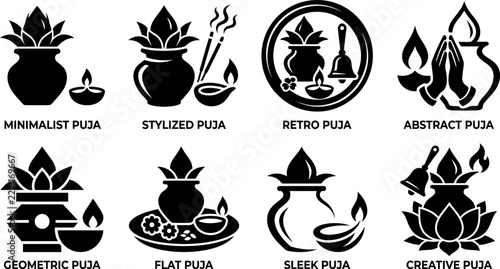 Sacred Hindu Swastik and Om symbols representing spirituality, prosperity, and cosmic sound