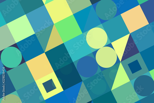 Ultimate Colorful Geometric Grid Backdrop CPC0049
