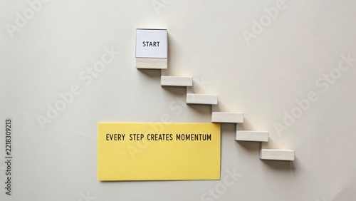 Start Your Journey: Every Step Creates Momentum on the Path to Success
