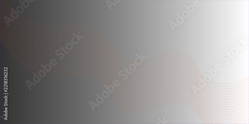 Abstract Gray Wavy Dot Pattern Background With Smooth Gradient and Modern Graphic Texture