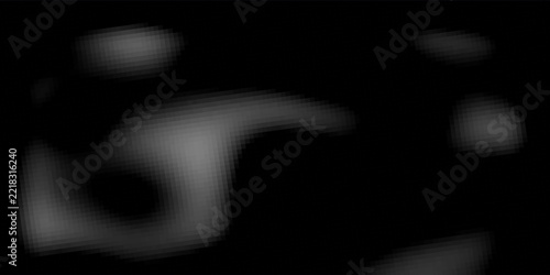 Pixelated Grayscale Abstract Background With Anchor Point Tooltip and Blurred UI Design Elements