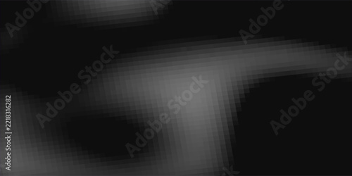 Pixelated Grayscale Abstract Background With Anchor Point Tooltip and Blurred UI Design Elements