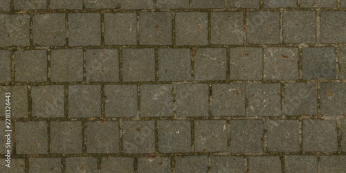 Square Cobblestone Paving Texture