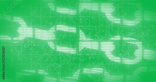 Flickering online security chains with network of connections