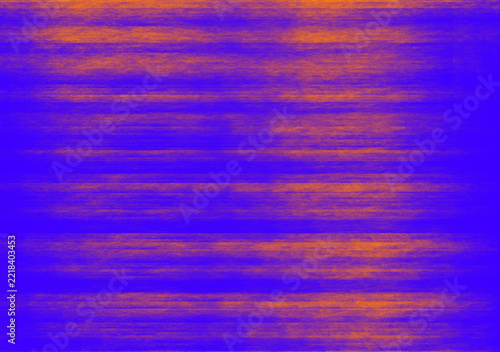 Vibrant blue and orange horizontal textured gradient background for
