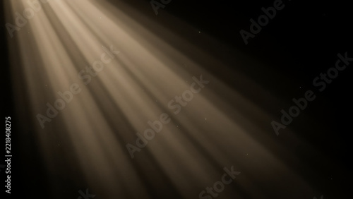 Soft spotlight rays lighting dramatic stage effect for presentations