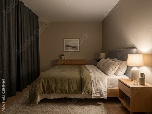 bedroom in hotel