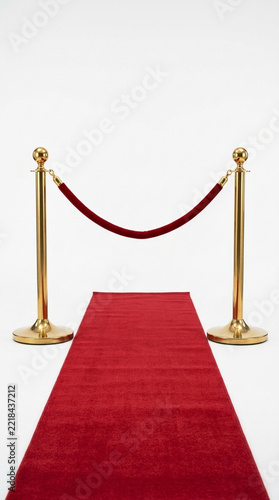 Red Carpet and Stanchions with Velvet Rope Exclusive VIP Event Entrance VIP Access Celebrity Event Award Ceremony