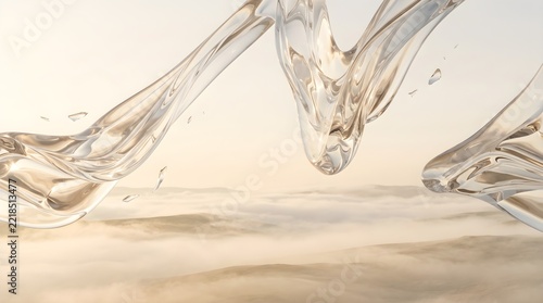 fresh water splash on background
