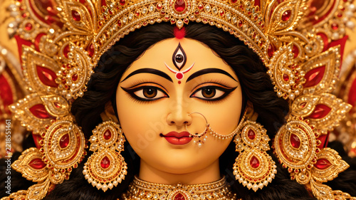 Maa durga closeup