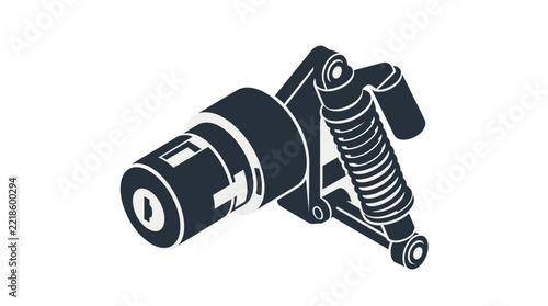 Motorcycle Ignition Switch and Shock Absorber
